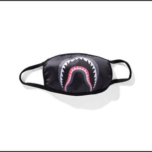 Black Shark Teeth Face Mask